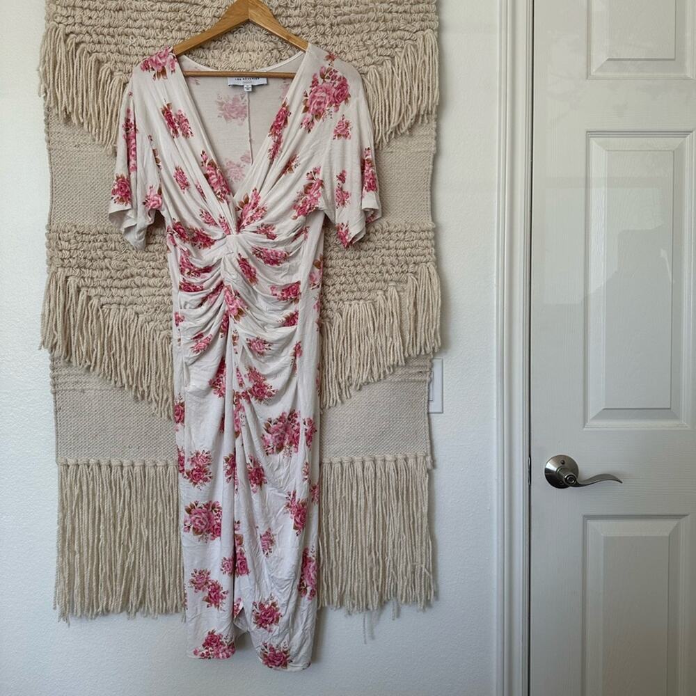 Les Reveries Twist Front Drape Dress